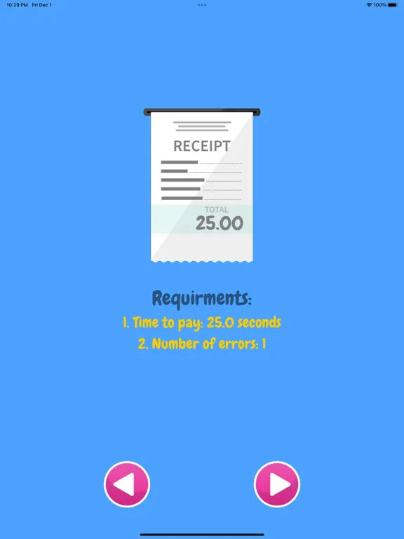 Pay The Bill iPad 應用截圖