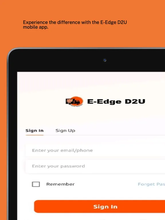 E-Edge D2U iPad  स्क्रीनशॉट