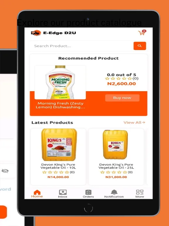 E-Edge D2U iPad  स्क्रीनशॉट