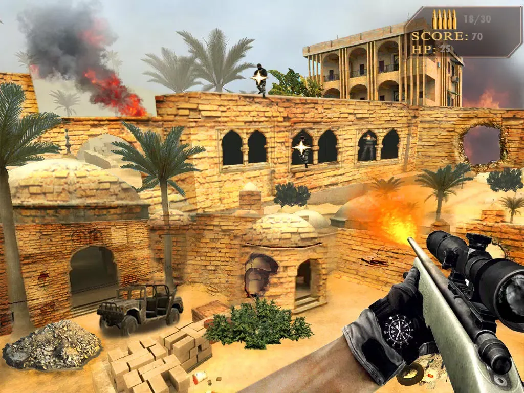 ภาพหน้าจอของ Army Strike Force (17+) - Elite Sniper Shooter Commando 2 iPad 