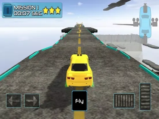 3D Flying Car Parking Simulator: eXtreme Racing, Driving and Flight Game Free iPad 應用截圖