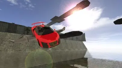 3D Flying Car Parking Simulator: eXtreme Racing, Driving and Flight Game Free應用截圖