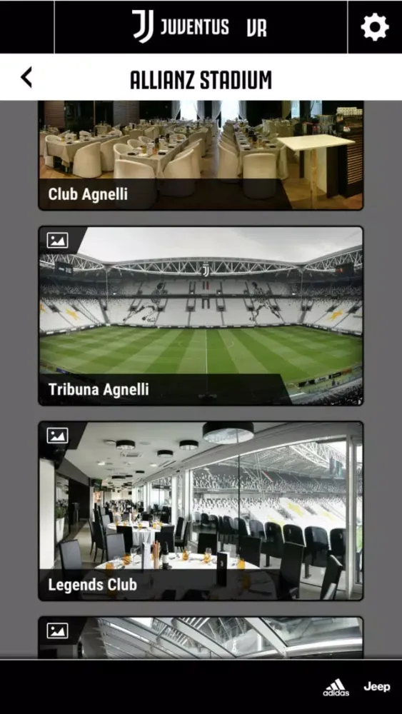 Juventus VR سکرین شاٹس