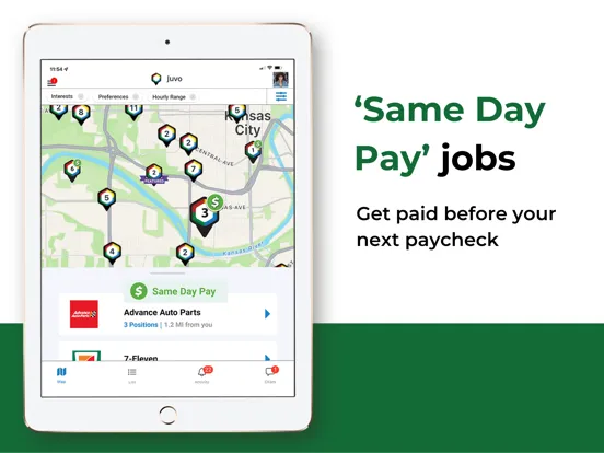 Juvo Jobs: Jobs Near Me In USA iPad  Screenshots