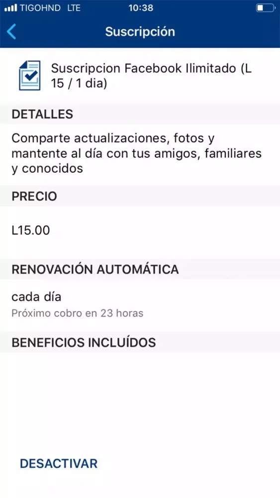 Capturas de pantalla de Tigo Shop Honduras