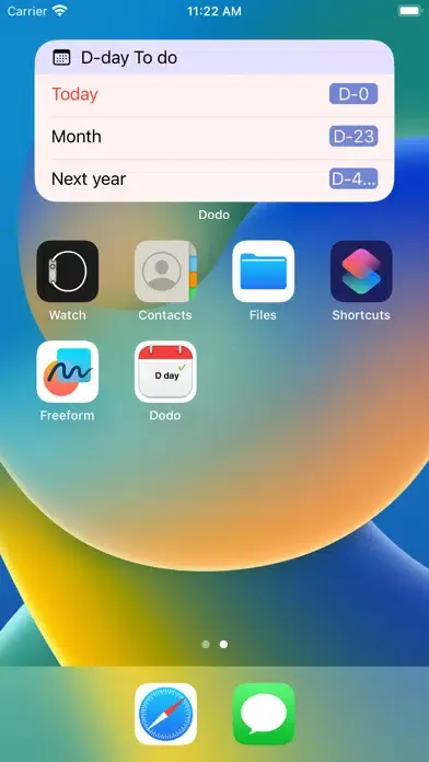 Dodo - Dday Todo应用截图