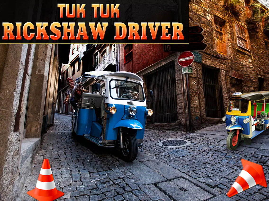 Capturas de tela do TUk TUk Rickshaw Driver Simulator: Crazy Transport iPad 