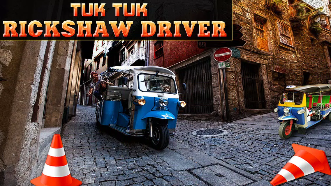 Capturas de tela do TUk TUk Rickshaw Driver Simulator: Crazy Transport