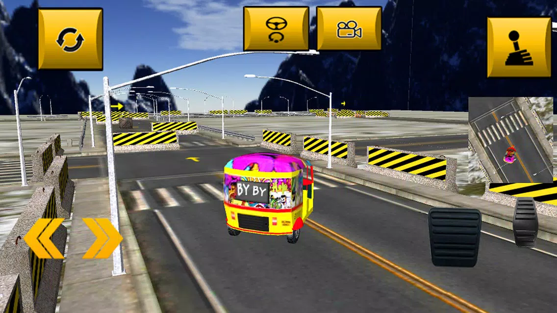 Capturas de tela do TUk TUk Rickshaw Driver Simulator: Crazy Transport