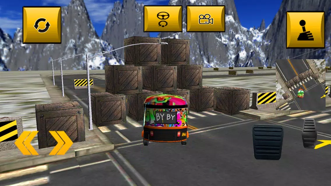 Capturas de tela do TUk TUk Rickshaw Driver Simulator: Crazy Transport