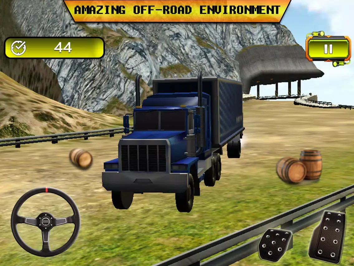 Capturas de tela do Heavy Offroad Truck Simulator iPad 