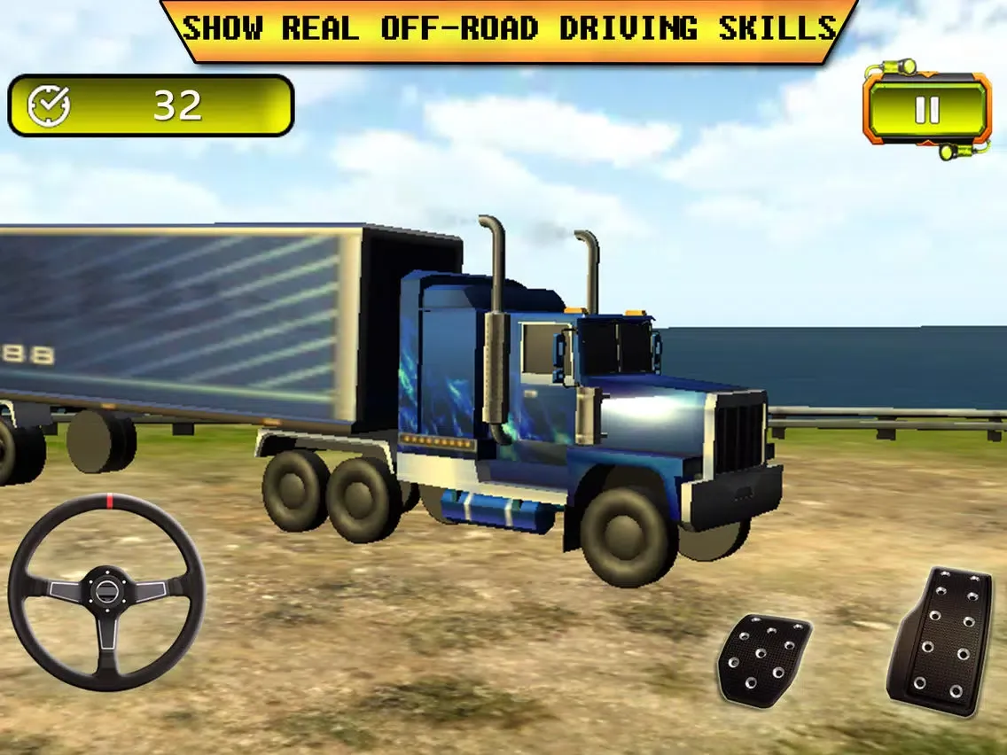 Capturas de tela do Heavy Offroad Truck Simulator iPad 
