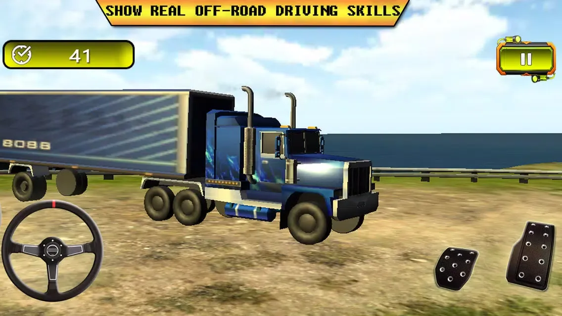 Capturas de tela do Heavy Offroad Truck Simulator