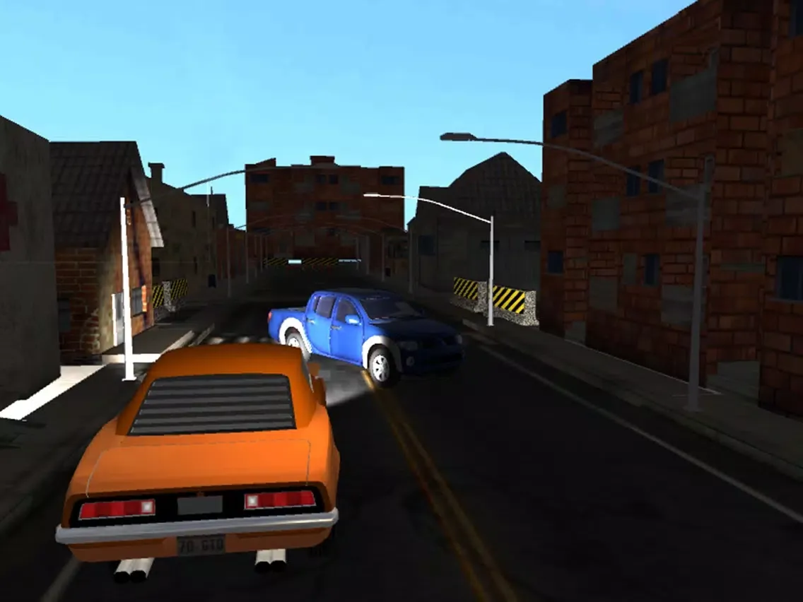 Old Muscle Car City Driving - Hardway parking 3D iPad  स्क्रीनशॉट