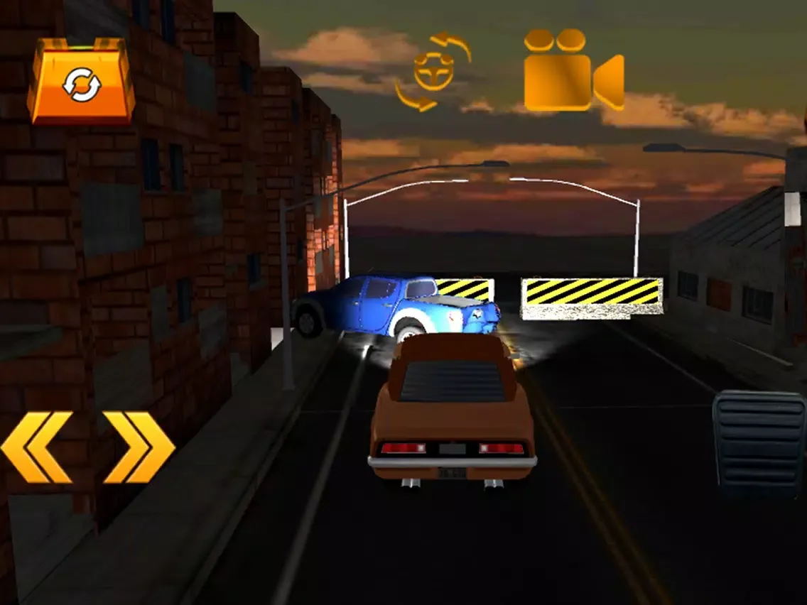 Old Muscle Car City Driving - Hardway parking 3D iPad  स्क्रीनशॉट
