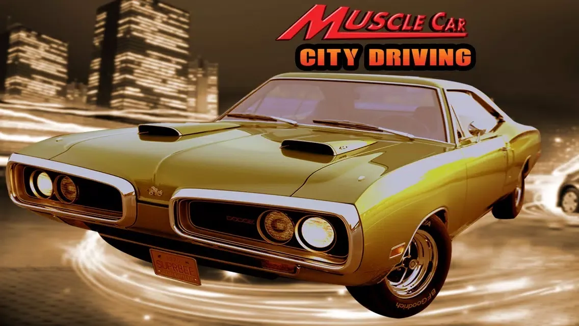 Old Muscle Car City Driving - Hardway parking 3D स्क्रीनशॉट