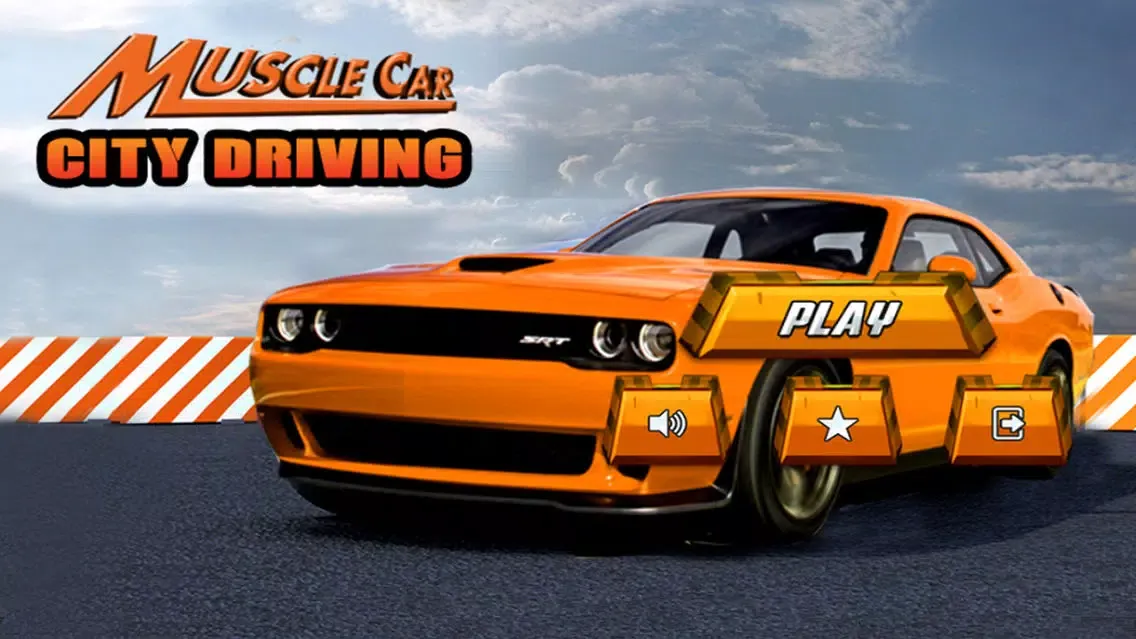 Old Muscle Car City Driving - Hardway parking 3D स्क्रीनशॉट