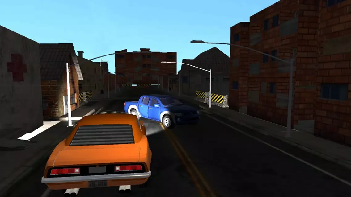 Old Muscle Car City Driving - Hardway parking 3D स्क्रीनशॉट