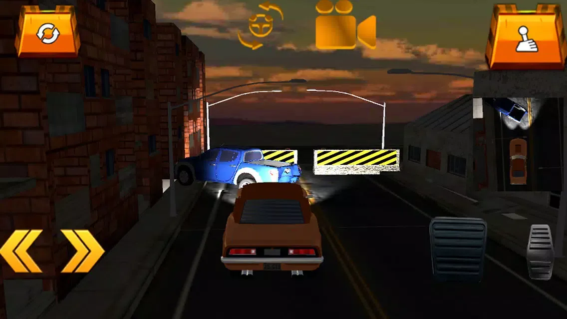 Old Muscle Car City Driving - Hardway parking 3D स्क्रीनशॉट