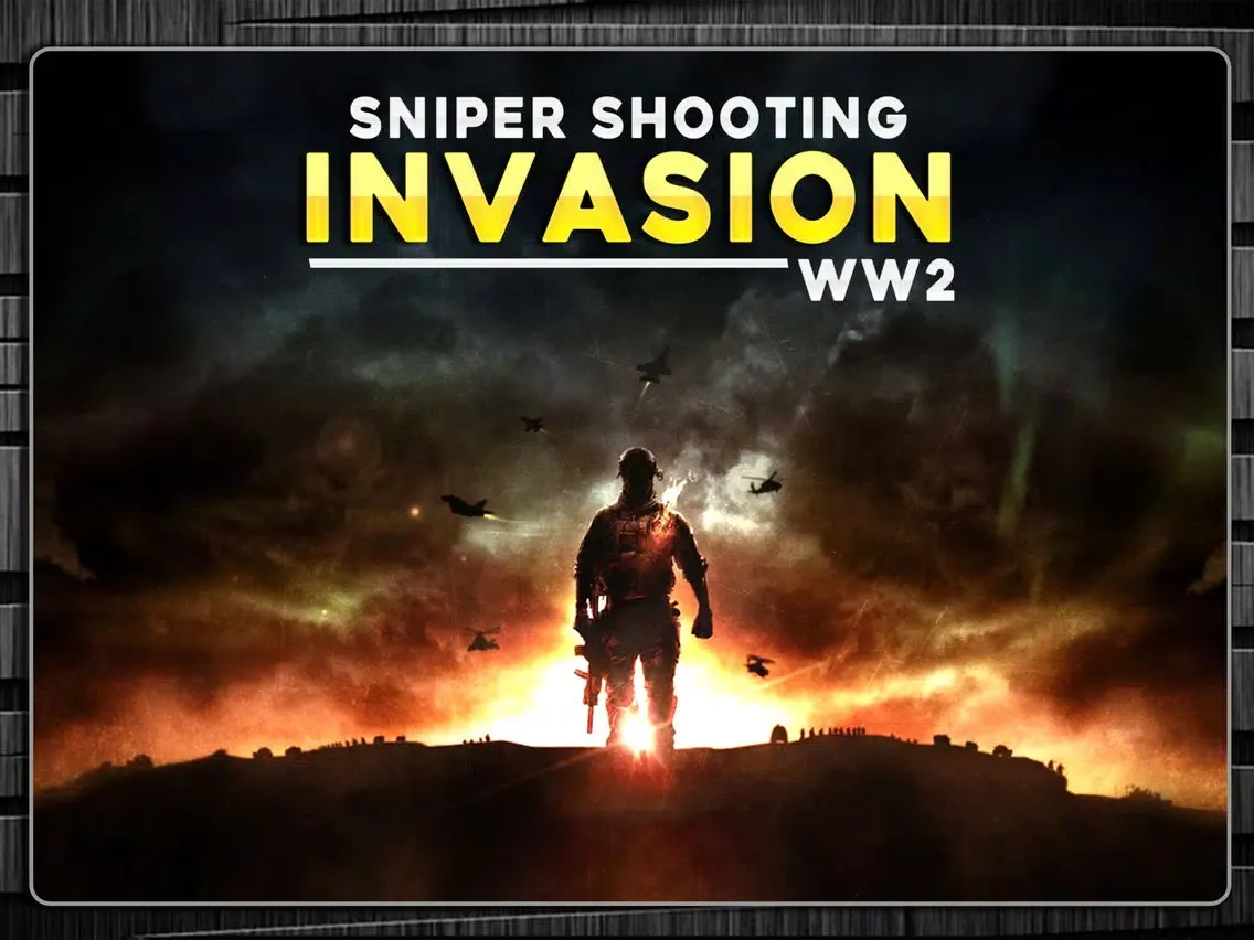 Capturas de tela do Sniper Shooting Invasion WW2 3D - American Assassin Last Mission iPad 