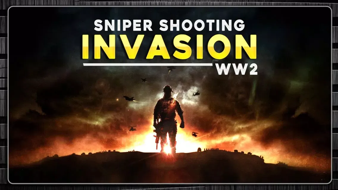 Capturas de tela do Sniper Shooting Invasion WW2 3D - American Assassin Last Mission