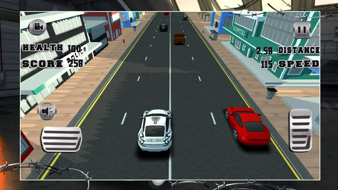 Tangkapan skrin Traffic Burnout Speed Driving - Drag Racing Club