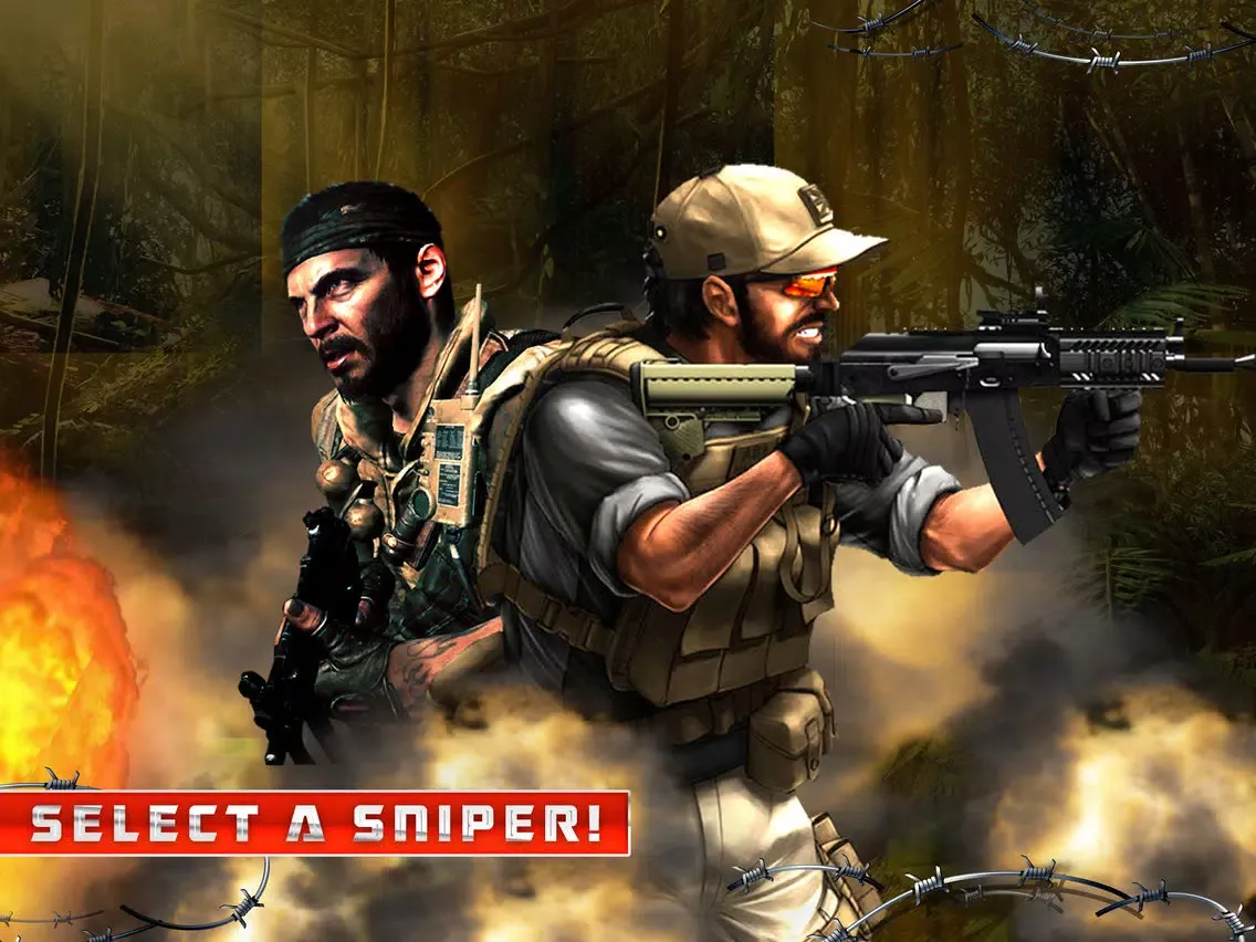 Ultimate Sniper Jungle Strike 3D - Assassin Rivals At Warfare Overkill iPad  Screenshots