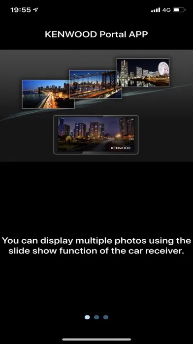 Tangkapan layar KENWOOD Portal APP