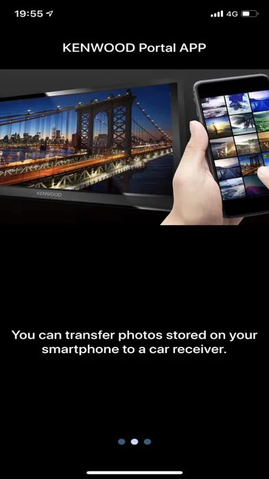 Tangkapan layar KENWOOD Portal APP
