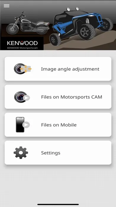 KENWOOD Motorsports CAM Ekran Görüntüleri
