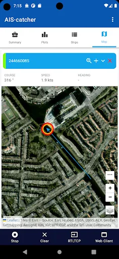 Ảnh chụp màn hình của AIS-catcher for Android
