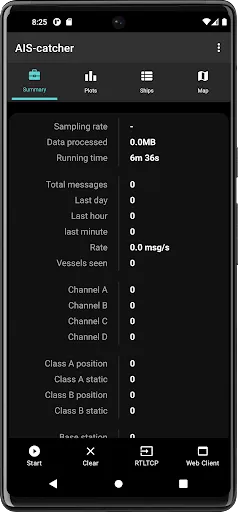 Ảnh chụp màn hình của AIS-catcher for Android
