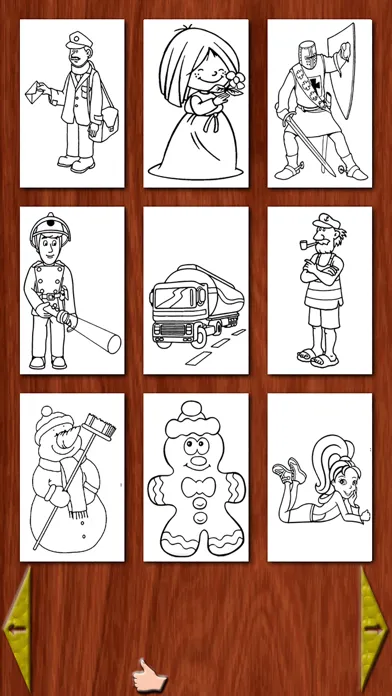 Capturas de tela do Junior's Coloring Pages