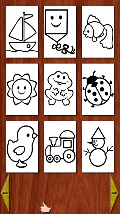 Tangkapan layar Younger Baby's Coloring Pages