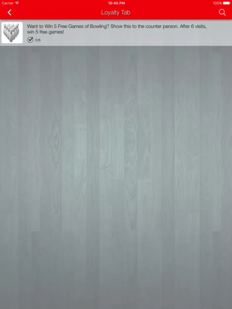 Capturas de tela do bowlcardinal iPad 