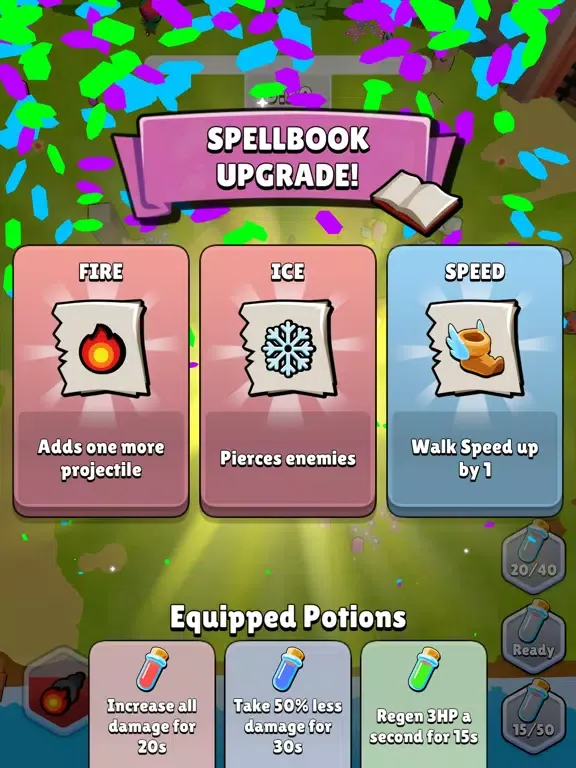 Capturas de tela do Witch Survivor iPad 