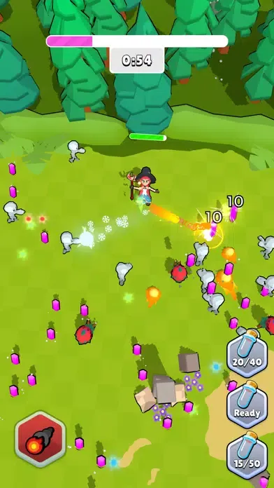Capturas de tela do Witch Survivor
