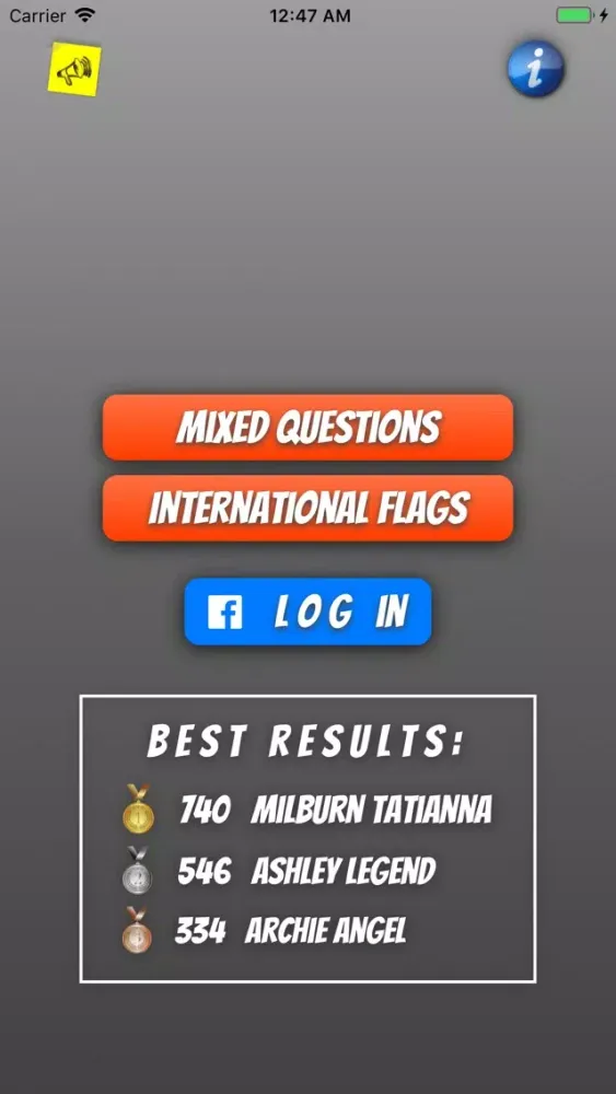 What do I know? Trivia, Quiz スクリーンショット