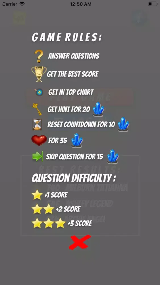 What do I know? Trivia, Quiz スクリーンショット