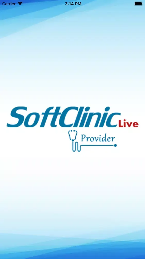 Ảnh chụp màn hình của SoftClinicLive Provider