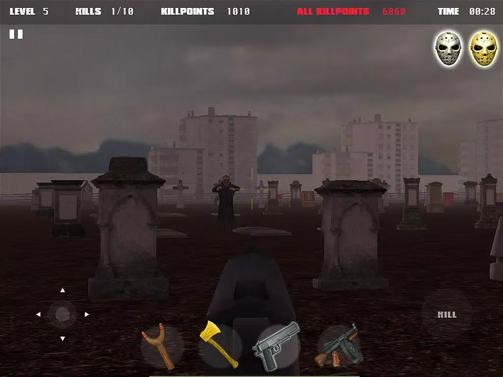 Ảnh chụp màn hình của Jason vs Zombies iPad 
