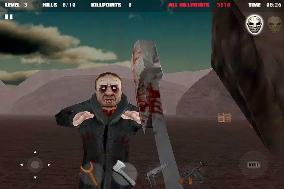 Ảnh chụp màn hình của Jason vs Zombies