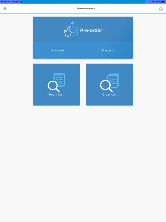 Screenshot di JVV Reservation iPad 