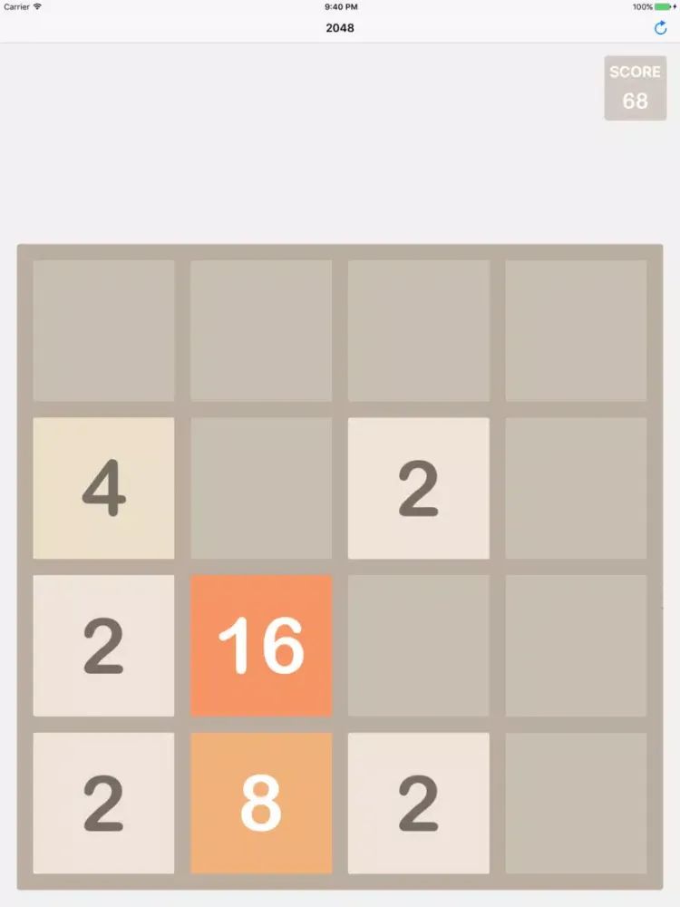 Tangkapan layar 2048 (AI Support) iPad 