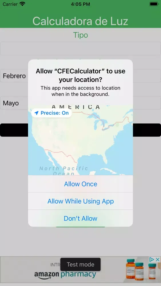 Screenshot di Calculadora de Luz México