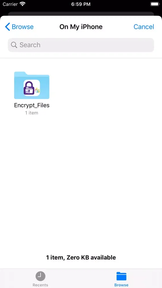 Скриншоты Encrypt Folder