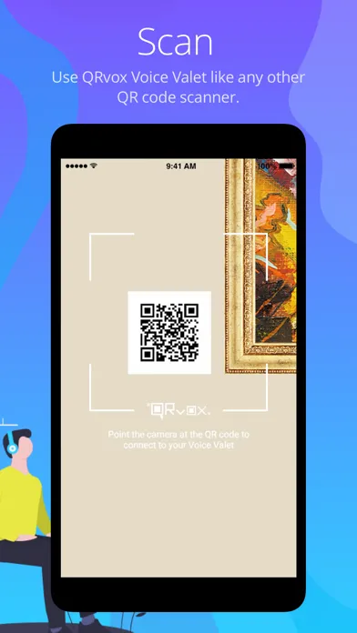QRvox Voice Valet スクリーンショット