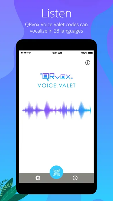 QRvox Voice Valet スクリーンショット
