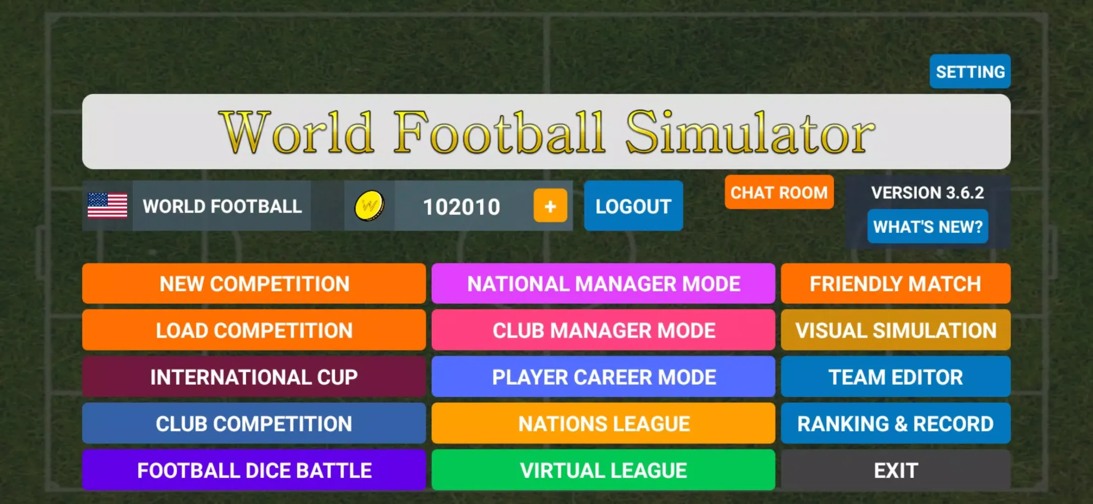 World Football Simulator Screenshots