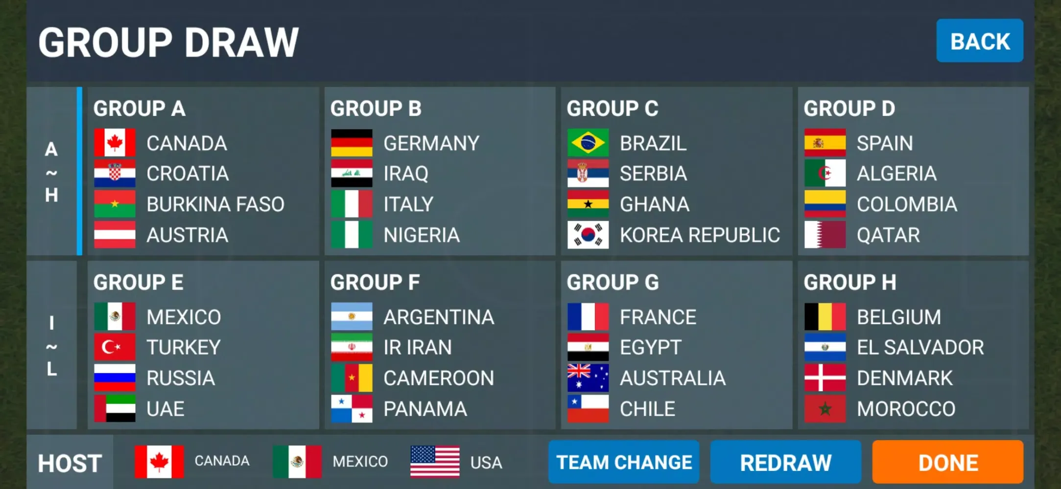 World Football Simulator Screenshots